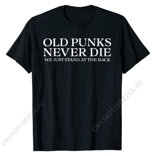 เสื้อยืด คอกลม แขนสั้น ผ้าฝ้าย ลาย Never Die Funny Punk Rock สไตล์ฮิปฮอป สําหรับผู้ชาย