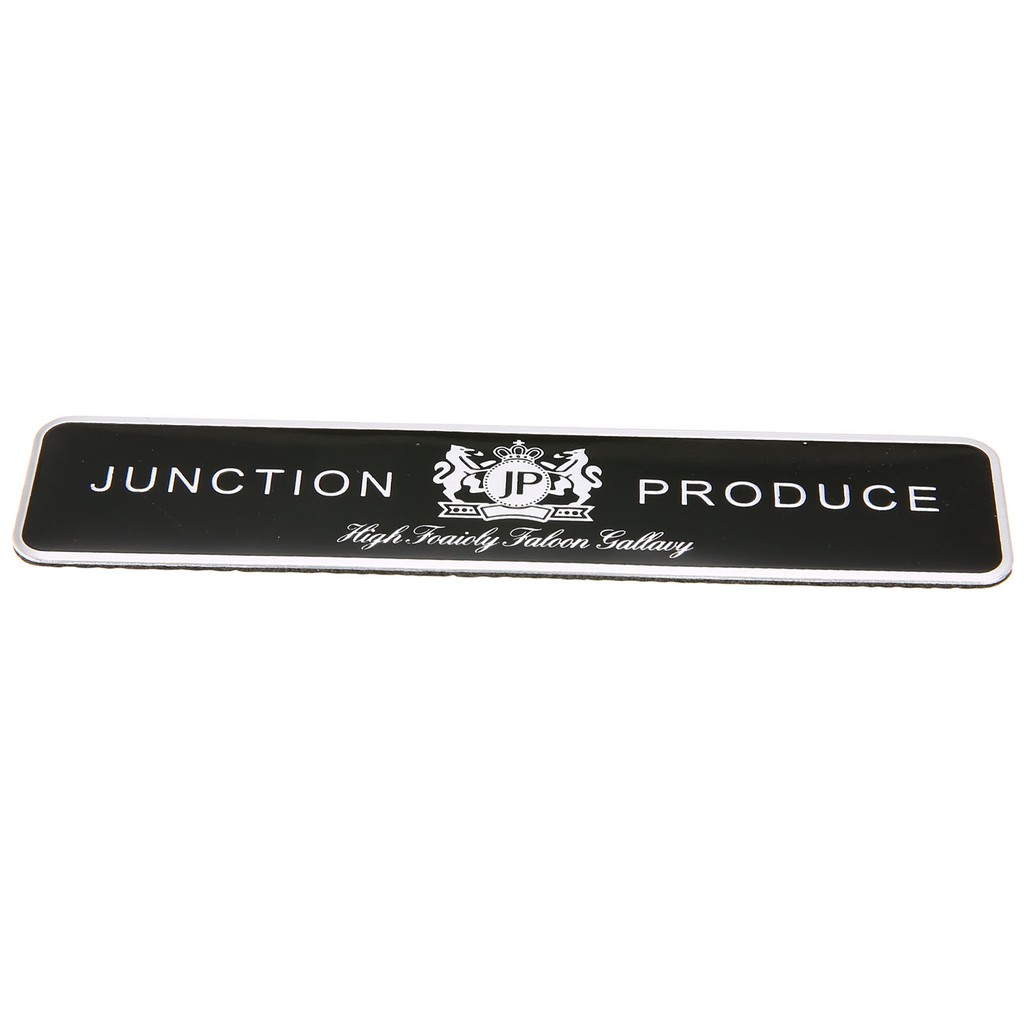 อลูมิเนียม JP JUNCTION PRODUCE รถ Body Trunk Emblem Badge Decal สติกเกอร์ wecynthia