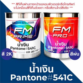 สี PANTONE #541C น้ำเงิน PMS Pantone Bluk #541C