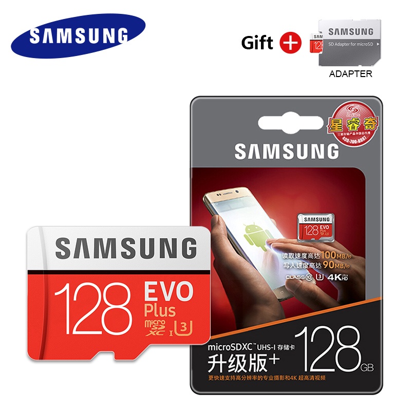 NEW SAMSUNG Micro SD Memory Card 256GB 128GB 64GB SDXC Grade EVO Plus ...