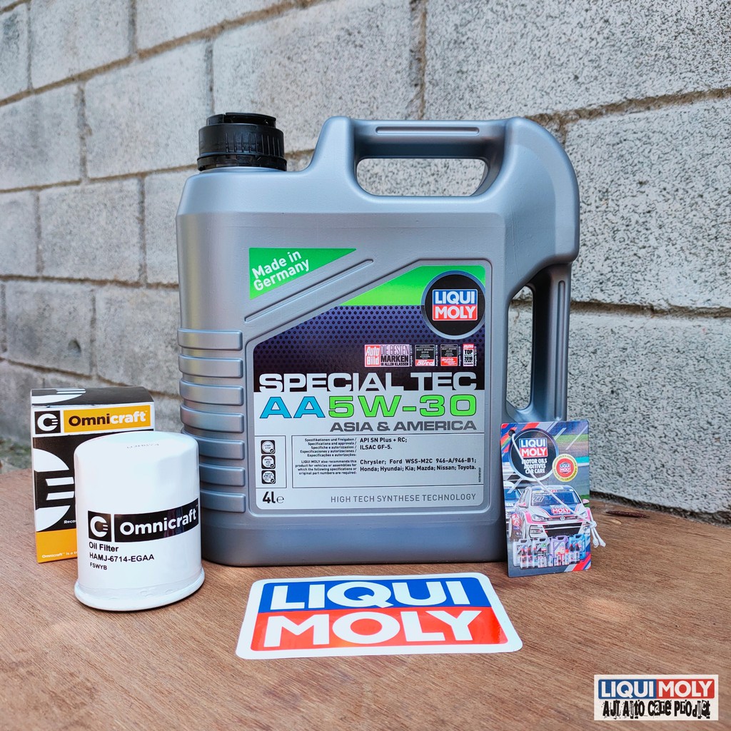 น้ำมันเครื่องLiqui Moly Special Tec AA 5W-30 4L