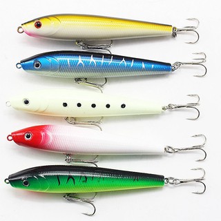 1Pcs ใหม่ Luminous ดินสอตกปลาเหมือนจริง Flying Bird Fishing Lure ปลา 9 ซม. 9g Swimbait Bass Wobbler เหยื่อตกปลา Hook Tackle