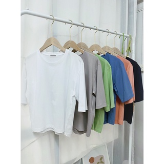 CN02 Oversize Crew Neckเสื้อยืดทรงโอเวอร์ไซส์