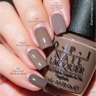 พร้อมส่ง OPI Over the Taupe  สี taupe น้ำตาลสุดคลาสสิคตลอดกาลของแบรนด์ OPI รหัส NL B85 โทนนี้..ของต้องมี! แท้ 💯