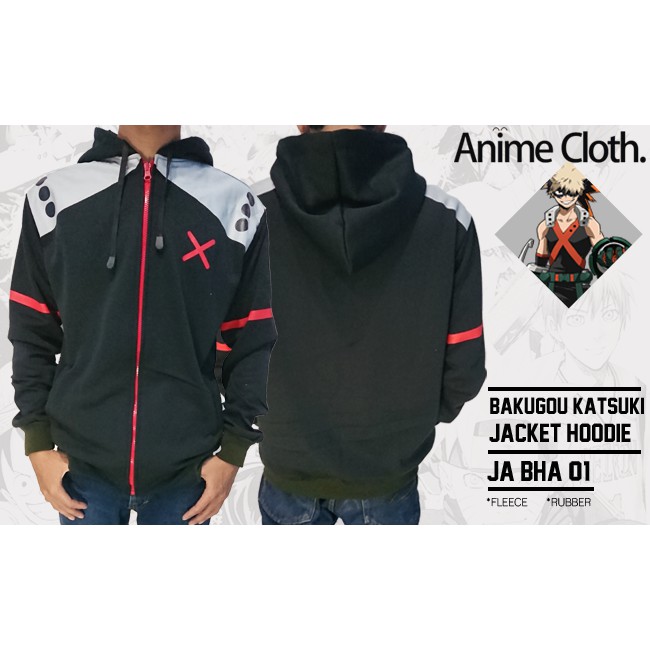 Katsuki Boku No Hero Academia Raw Jacket เสื้อฮู้ด JA BHA 01