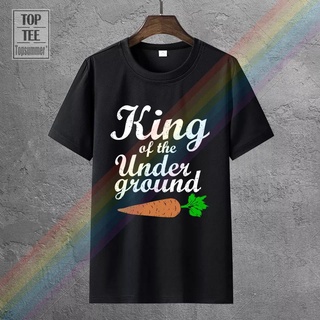 เสื้อยืด พิมพ์ลาย King Of The Underground Carrot Vegan สไตล์คลาสสิก พลัสไซซ์ สําหรับผู้ชาย