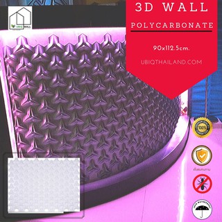 UBIQ 3D WALL: ผนังสามมิติ ลาย DUKE 112.5*90 CM วัสดุโพลีคาร์บอเนต แข็งแรง ผนัง 3 มิติ แผ่นสามมิติ ผนังตกแต่ง