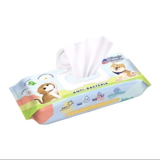 ผ้าเปียก ทิชชูเปียก kanimal สำหรับน้องหมาน้องแมว pet wipes