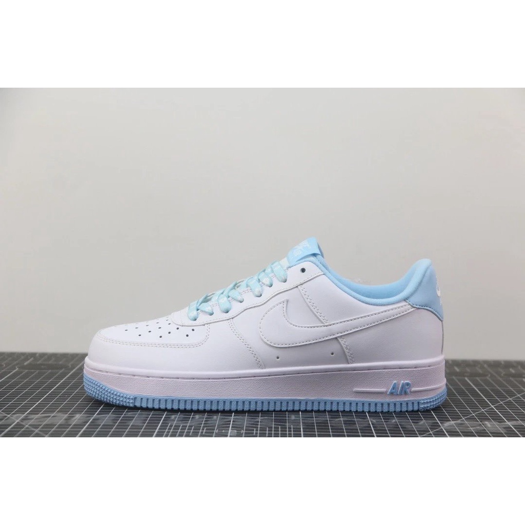 air force 1 gs white hydrogen blue