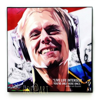 Armin van Buuren อาร์มิน ฟาน บูเรน DJ producer ดีเจ EDM เพลง Music ดนตรี รูปภาพ​ติด​ผนัง​ pop art ของขวัญ​ แต่งบ้าน