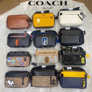 ถูกสุด ‼️COACH CROSS BODY BAG 💼 กระเป๋าสะพายข้าง COACH 🖤🤎 กระเป๋าสะพายผู้ชาย | ผู้หญิง