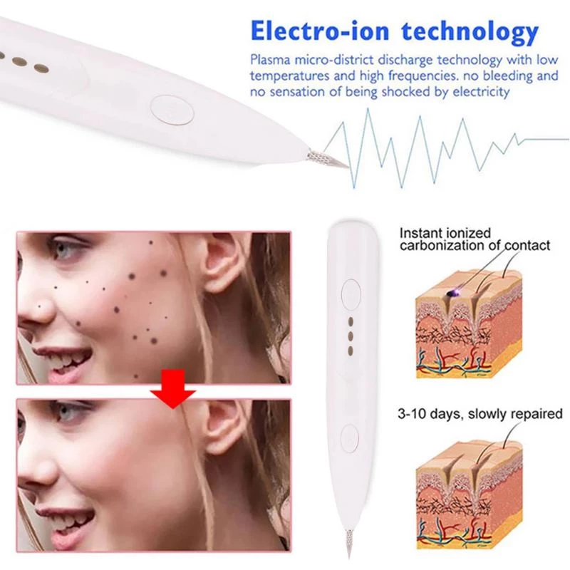 แถมฟรี!!ครีมทาหลังจี้ เครื่องจี้ไฝ (แบบเสียบสาย USB) ขี้แมลงวัน ไฝและหูด ติ่งเนื้อ ฝ้า กระ อุปกรณ์เสริมความงาม thumbnail 4