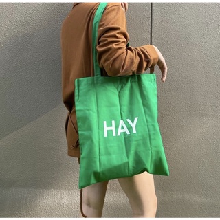 New arrival hay tote bag green ของแท้ 100%