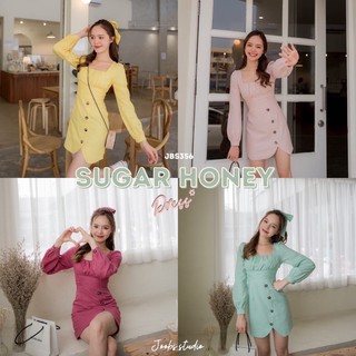 #สำหรับเช่า JBS356 Sugar Honey Dress รับม33 เราชนะ