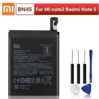 XIAOMI BN45เปลี่ยนแบตเตอรี่สำหรับXiaomi Mi Redmiหมายเหตุ5 Redmi Note5 Redrice Note5 Authenticโทรศัพท์แบตเตอรี่4000MAh