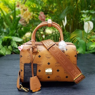 MCM BOSTON BAG IN VISETOS ORIGINAL