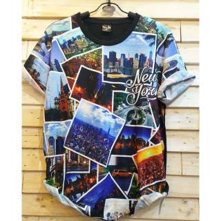 เสื้อยืดพิมพ์ลาย 3D New York Bangkok Thailand นําเข้านําเข้าสําหรับผู้ชาย