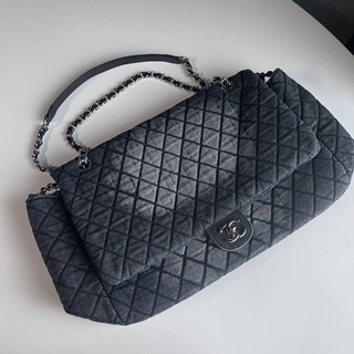 CHANEL DENIM XXL BAG กระเป๋าสะพาย ดีนิ่มสีดำเท่ห์💯