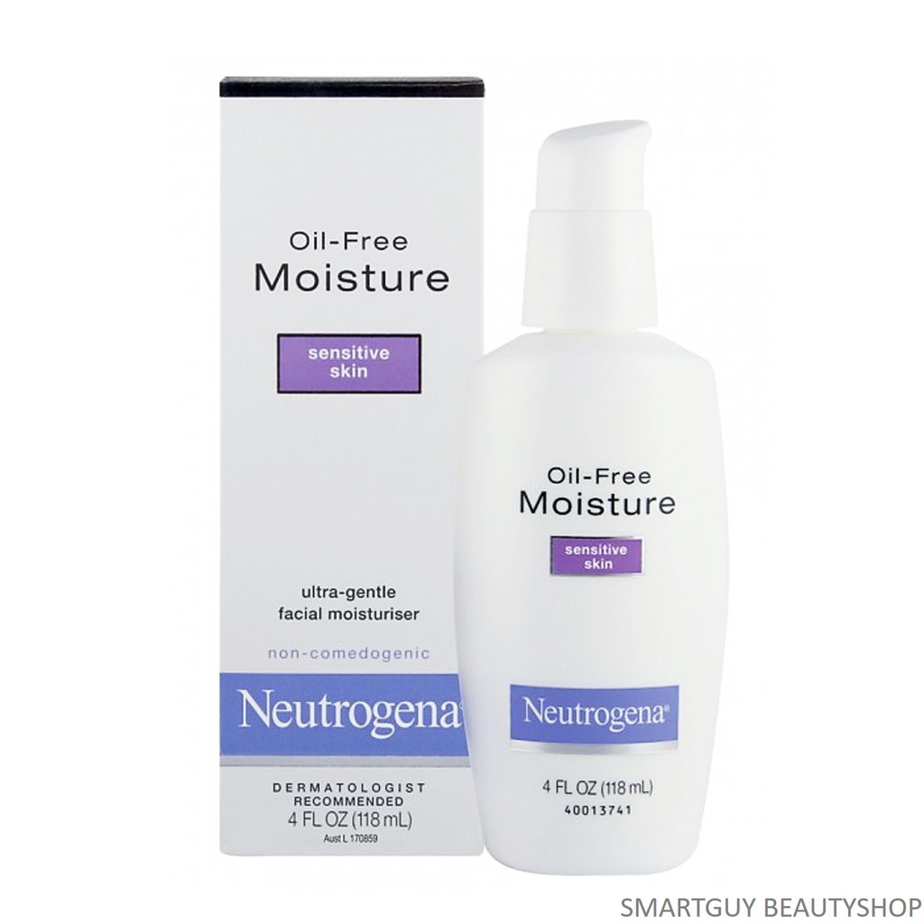 Neutrogena Oil-Free Face Moisturizer for Sensitive Skin 118ml ผลิตภัณฑ์มอยซ์เจอร์ไรเซอร์บำรุงผิวหน้า