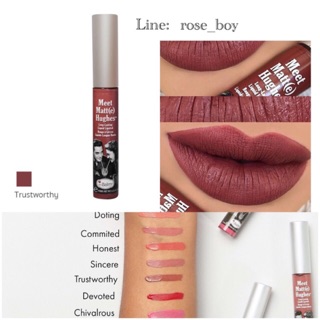 ลิควิดลิปสติกเนื้อแมต The Balm Meet Matte Hughes Long Lasting Liquid Lipstick