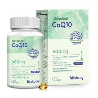 💥พร้อมส่ง💥Ubiquinol CoQ10 600mg, 60 Softgels