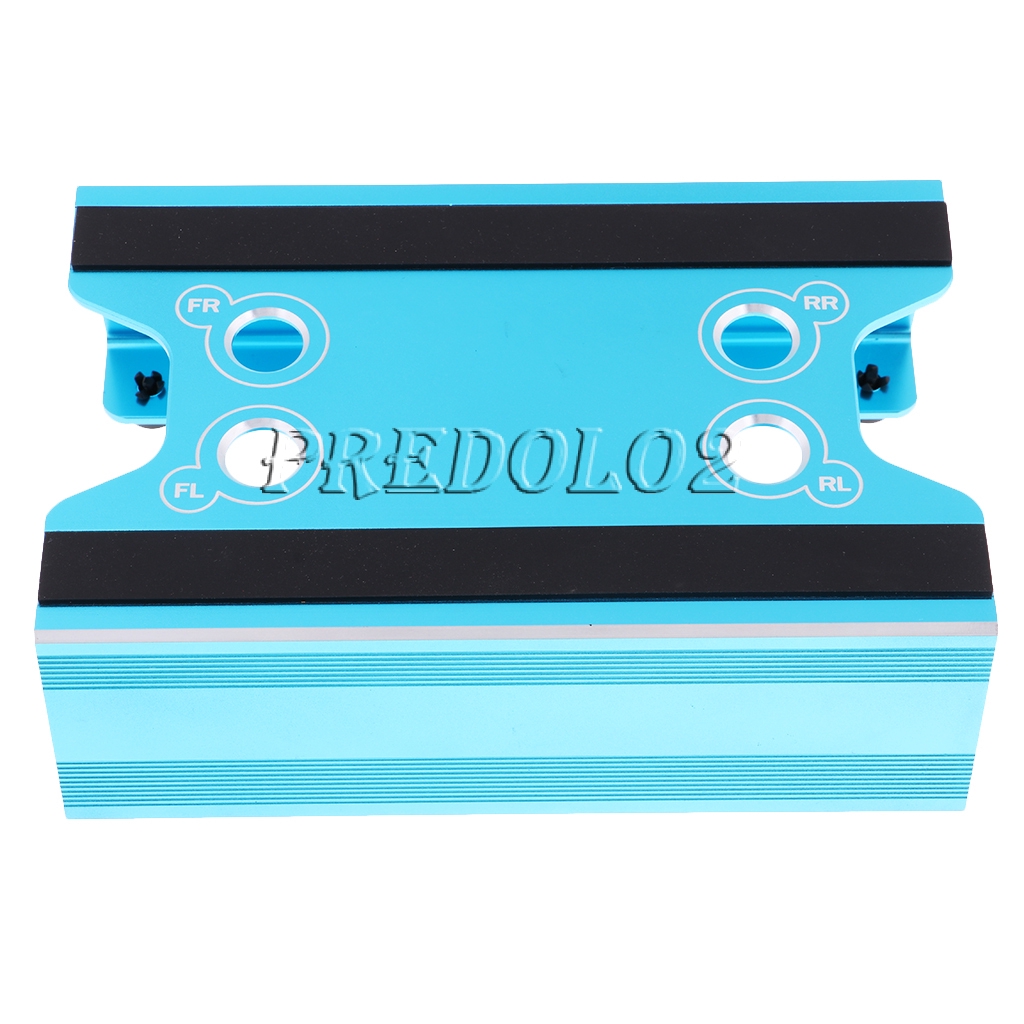 RC Car Work Stand Aluminum Repair Workstation, Blue RC Car Work Stand