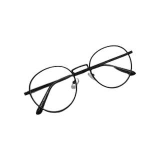 แว่นสายตายาวกรองแสงคอมและมือถือ เลนส์มัลติโค๊ต( +50 ถึง +300) ทรงหยดน้ำ รอบพร้อมเลนส์สายตา (แถมซองหนังและผ้าเช็ดเลนส์ )