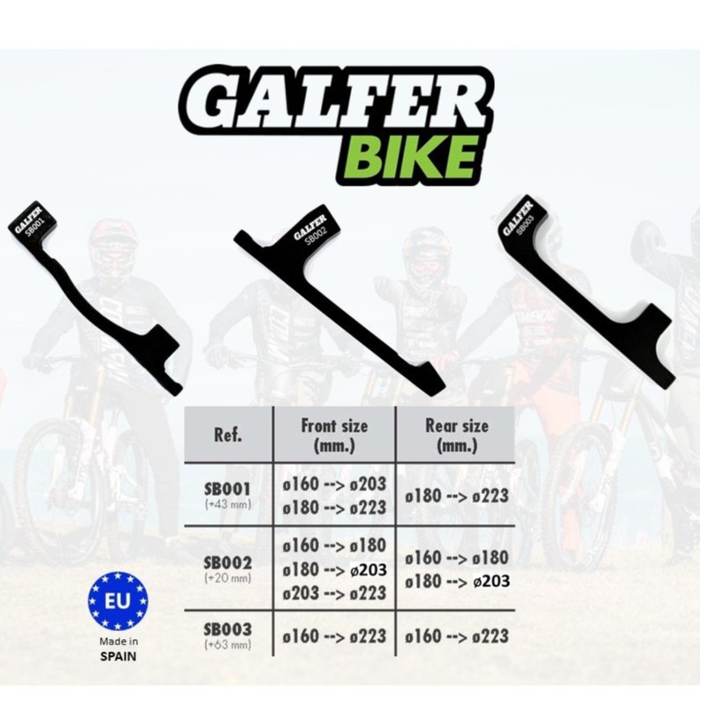 BRAKE CALIPER ADAPTER GALFER Bike