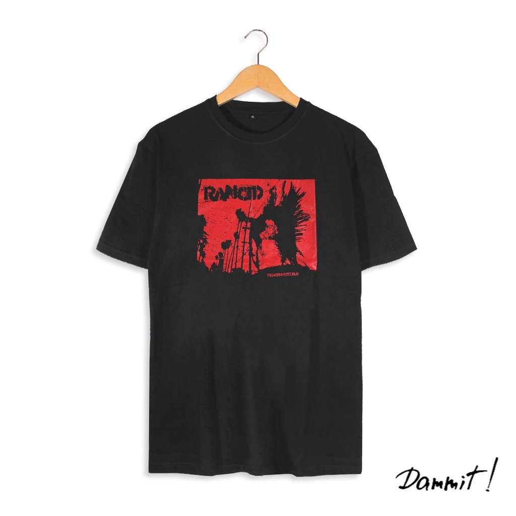 เสื้อยืด RANCID INDRECTIBLE MUSIC - เสื้อยืด PREMIUM BAND - สีดํา - S, M, L, XL, XXL