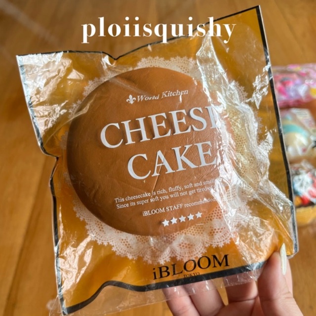 สกุชชี่ ชีสเค้ก ไอบลูม ❤️ Ibloom Cheese Cake Squishy สกุชชี่ แรร์