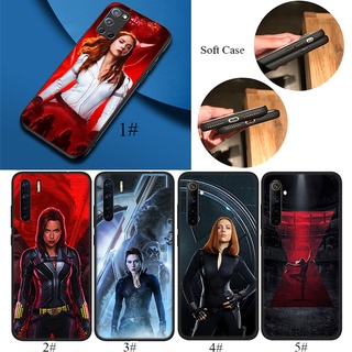 เคสโทรศัพท์ซิลิโคนนุ่ม ลาย Marvel Black Widow สําหรับ Oppo F7 F9 F11 F17 F19 Pro Plus A7X A9 A74 UU62