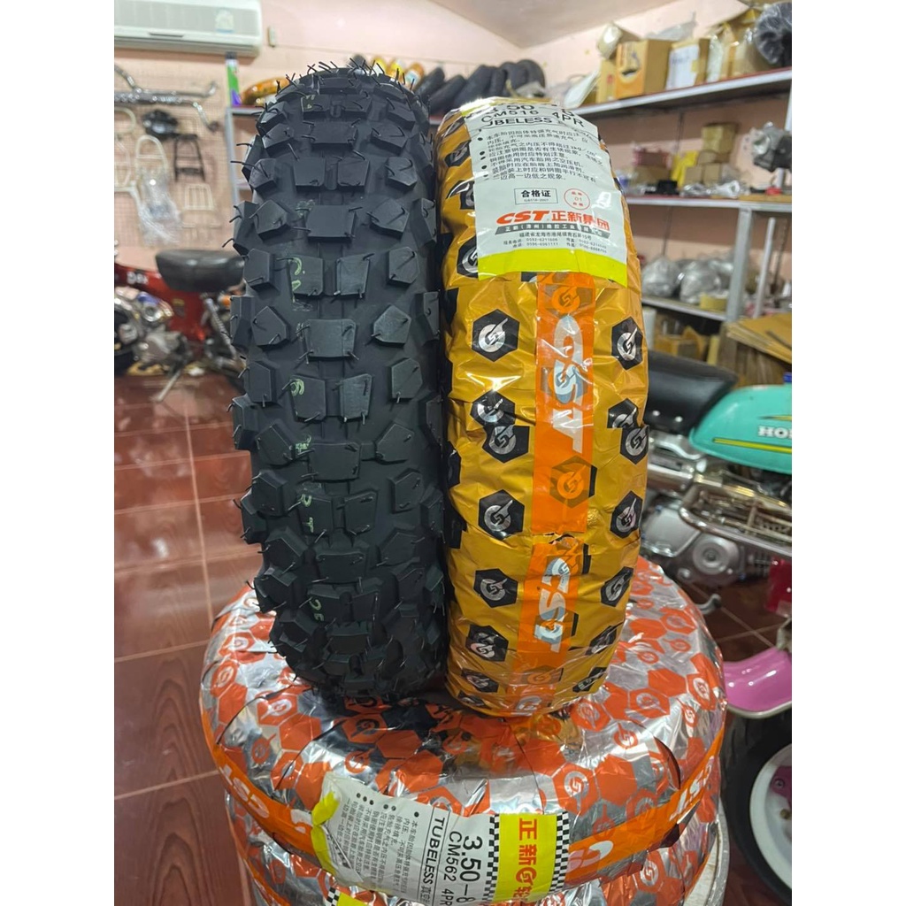 ยางนอกลายวิบาก 3.50-8 นิ้ว Tubeless
