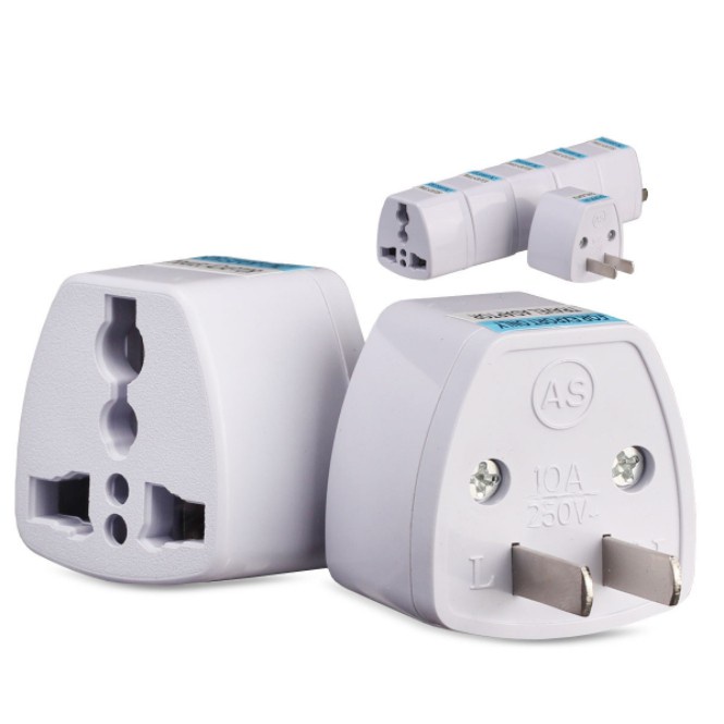 หัวแปลงปลั๊กไฟขา (ญี่ปุ่น, อังกฤษ, อเมริกา, ยุโรป) 3 ตา หรือ แปลง3ขาเป็น2ขา ปลั๊กแปลงขาแบน หัวปลั๊กย