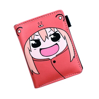 อะนิเมะ Himouto! กระเป๋าสตางค์ ใบสั้น พิมพ์ลายดิจิตอล Umaru-chan Doma Umaru Nanan Ebina แบบพับได้