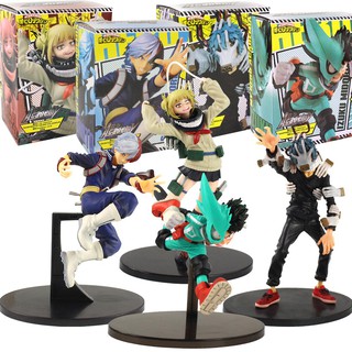 ฟิกเกอร์ My Hero Academia boku Midoriya deku Shoto bakugou Toga ขนาด 15-20 ซม. ของเล่นสําหรับเด็ก 4 ชิ้น