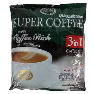 Super Coffee ซุปเปอร์กาแฟ กาแฟปรุงสำเร็จ 3 อิน 1 คอฟฟี่ริช ขนาด 500 ก.