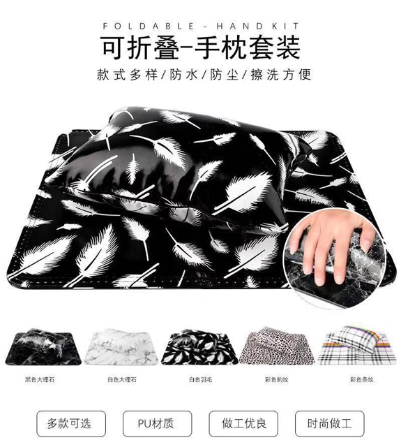 หมอนรองมือทำเล็บ หมอนแผ่นรองมือทำเล็บเจล ทาสีเจล ตกแต่งเล็บ - wenailsth
