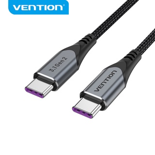 VENTION สายชาร์จ Usb 3.1 ประเภท C 4K 60Hz Pd 100W สําหรับเครื่องบินของแท้ TAH