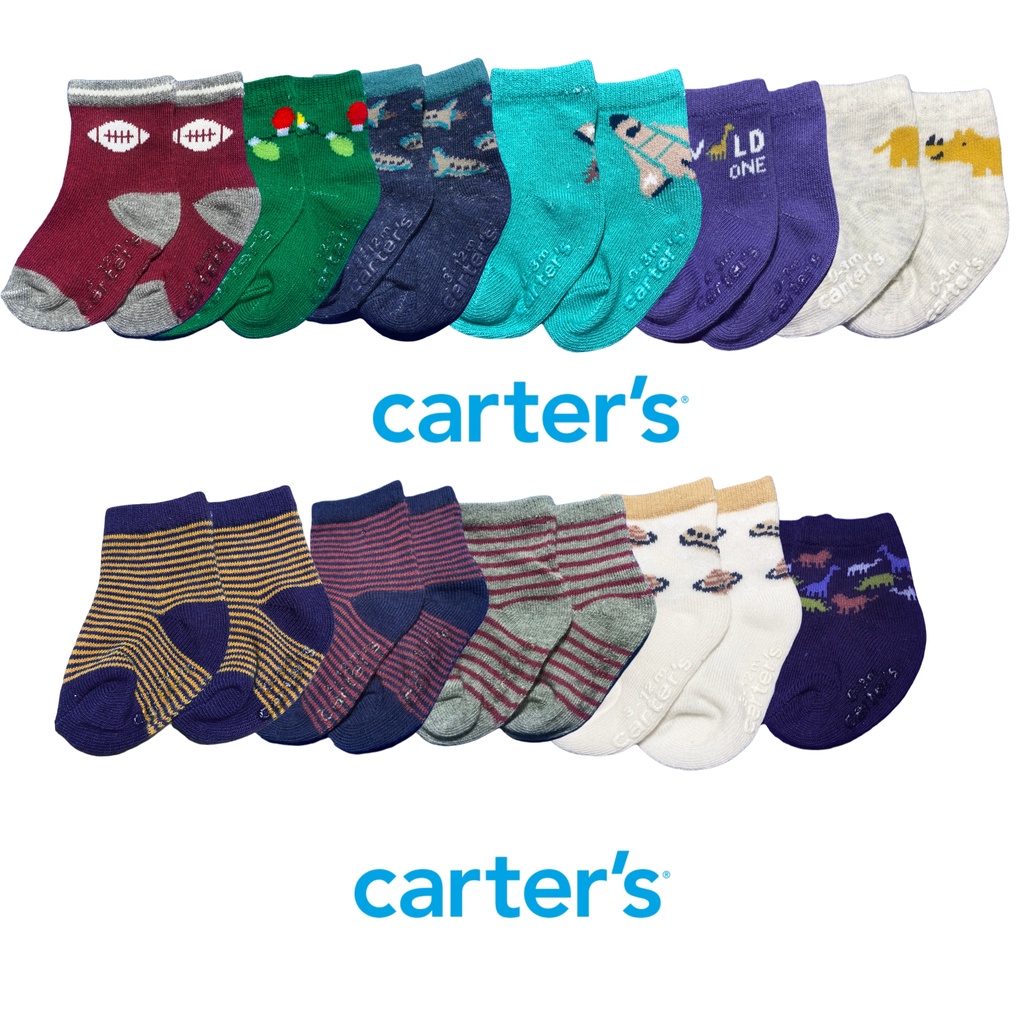 ถุงเท้าเด็ก carter's ขายถูกมาก ถุงเท้าเด็ก แบรนด์แท้ ผ้าหนามาก มีกันลื่น