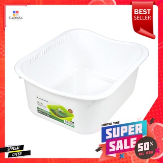 กะละมังล้างผักเหลี่ยม 34.5 ซม. MICRON 3035RECTANGULAR WASH BASIN MICRON 3035 34.5CM