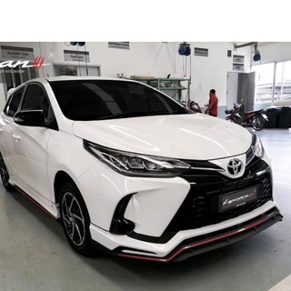 🟡หล่อจัดๆ ชุดแต่งสเกิร์ต สปอยเลอร์ Yaris 2020-2021 Lycan