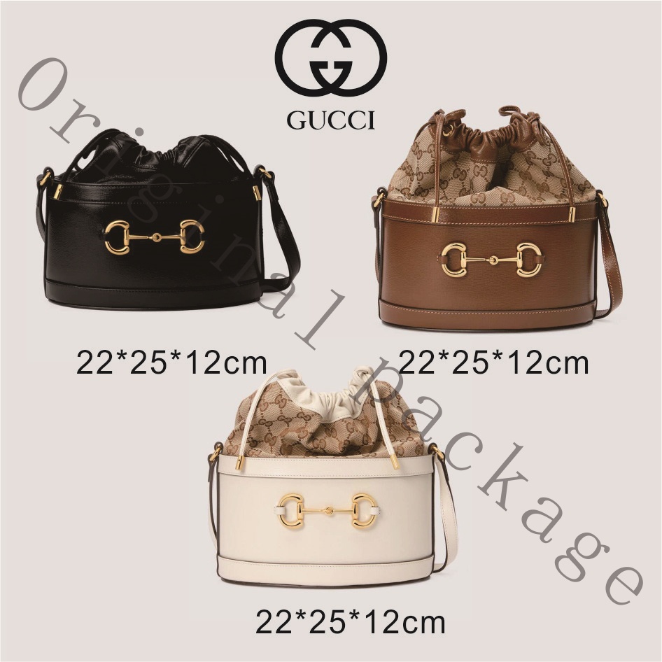 Brand new genuine Gucci horsebit 1955 series bucket bag