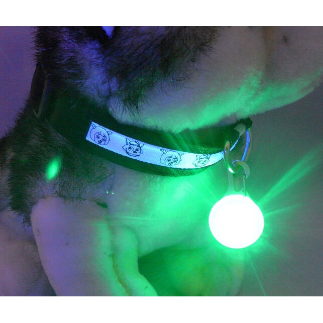 ไฟ LED กระพริบ สำหรับติดปลอกคอสัตว์เลี้ยง สุนัข แมว
