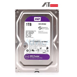 HDD CCTV WD Purple (5400RPM, 64MB, SATA-3, WD10PURZ)