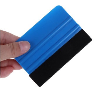 ตัวรีดสติ๊กเกอร์ เกรดพรีเมียม ฟิล์ม เคฟล่า แบบหุ้มผ้ากำมะหยี่ Squeegee Car Wrap Tools 2465