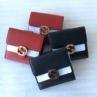 New gucci short interlocking wallet