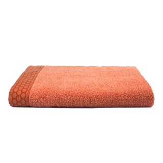 ผ้าขนหนู ROSE HONEYCOMB 27x54 นิ้ว สีส้มTOWEL ROSE HONEYCOMB 27x54" ORANGE