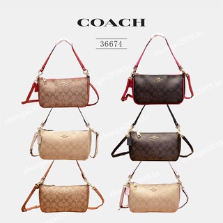 Coach  กระเป๋าสะพายข้า F36674 กระเป๋าผู้หญิง กระเป๋าถือ คลาสสิก Womens Crossbody Bag Handbag