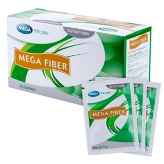 Mega We Care MEGA FIBER ไฟเบอร์ที่เป็นพรีไบโอติก บรรจุ 30 ซอง