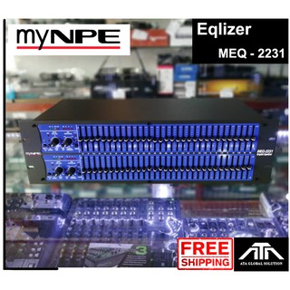 อีคิว EQUALIZER อีควอไลเซอร์ ยี่ห้อ MYNPE MEQ-2231 myNPE MEQ-2231 Stereo Equalizer